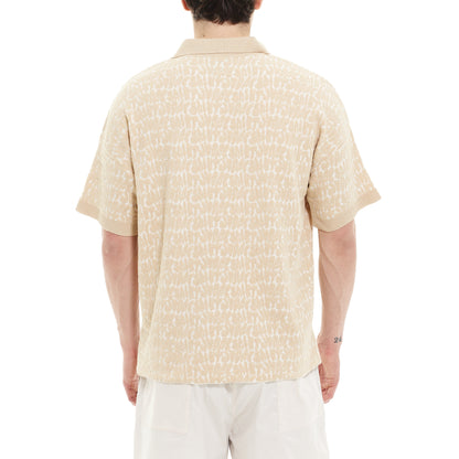 Sand Logo Fantasy knit shirt