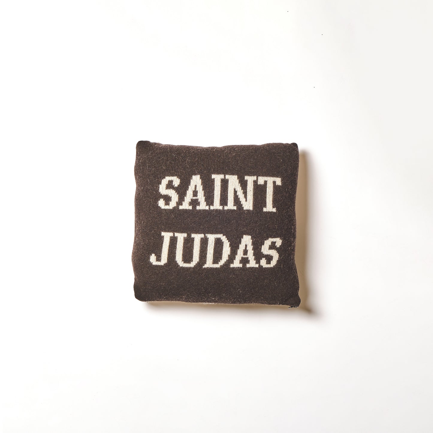 Saint Judas checkered cushion